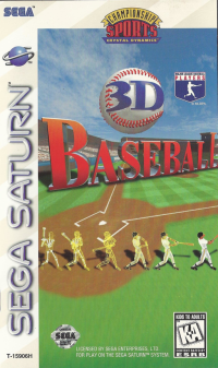 3D Baseball JP Sega Saturn JP box art